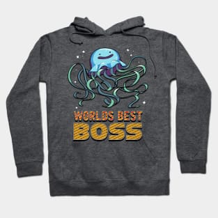 Worlds Best Boss Jellyfish Hoodie